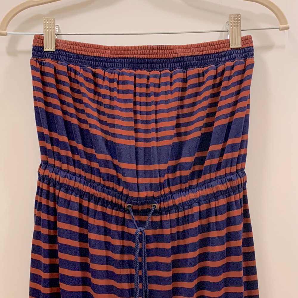 Strapless petite maxi dress